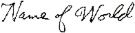 Name of World
